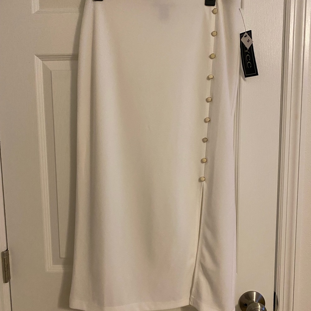 White skirt